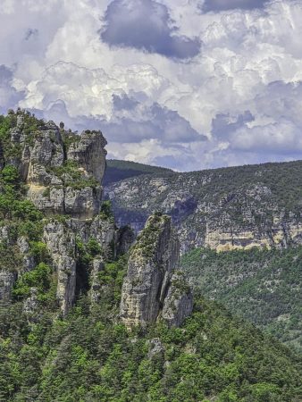 Dans la descente sur les gorges de la Dourbie (MLC)