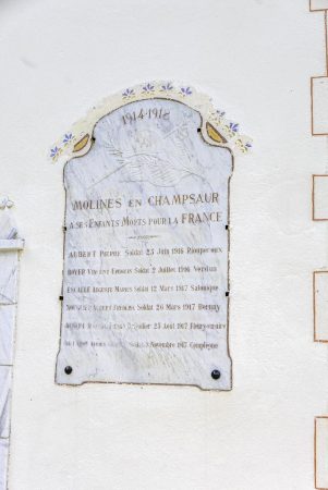La chapelle fait office de monument aux morts (SP)