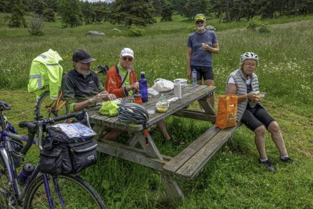 Après la pluie, le pique-nique au milieu des herbes (SP)