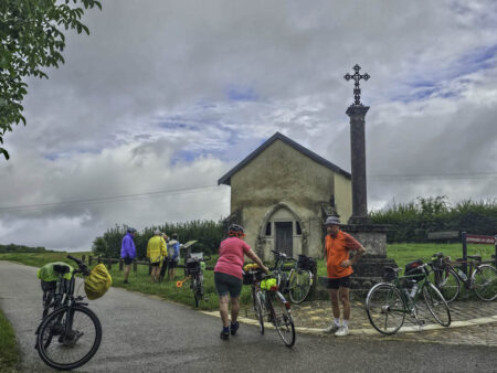 Chapelle Sainte-Marthe de Certileux en haut d'une belle montée à 17 % (MLC)