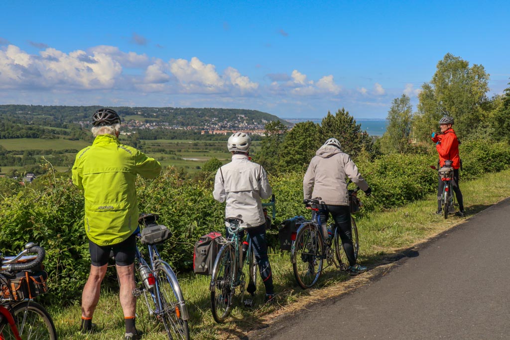 Sur les pentes du Mont Canisy, vue vers Villers-sur-Mer (CL)