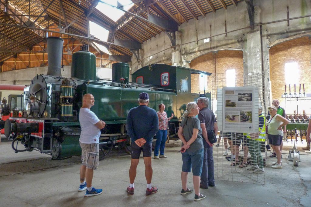 Visite de la rotonde férroviaire à Montabon (PM)